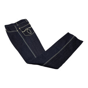 Flash French American Junior Jeans Blue Unhemmed 100% Cotton pants